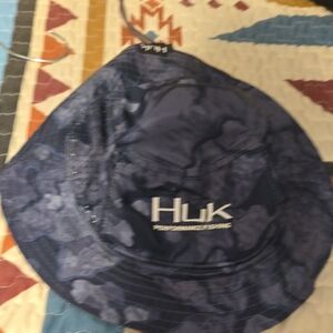 Huk Mens  Camo Blue Hat